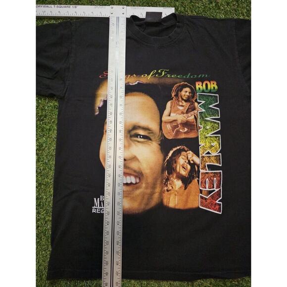 Zion Original Rude BWoy Bob Marley Double Sided T Shirt Reggae Size XXL Y2K - Picture 6 of 6